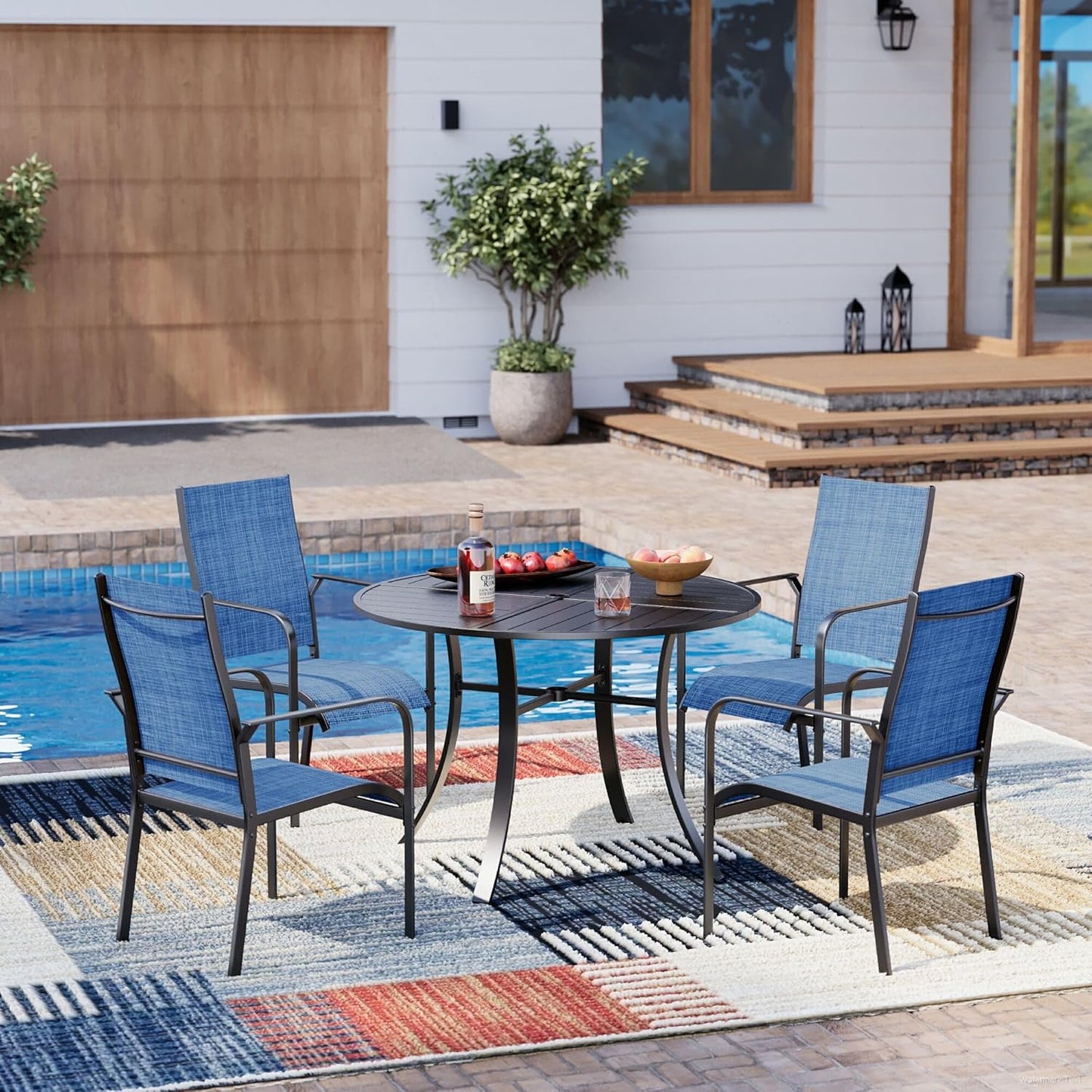 7-Piece All-Weather Rattan Patio Dining Set