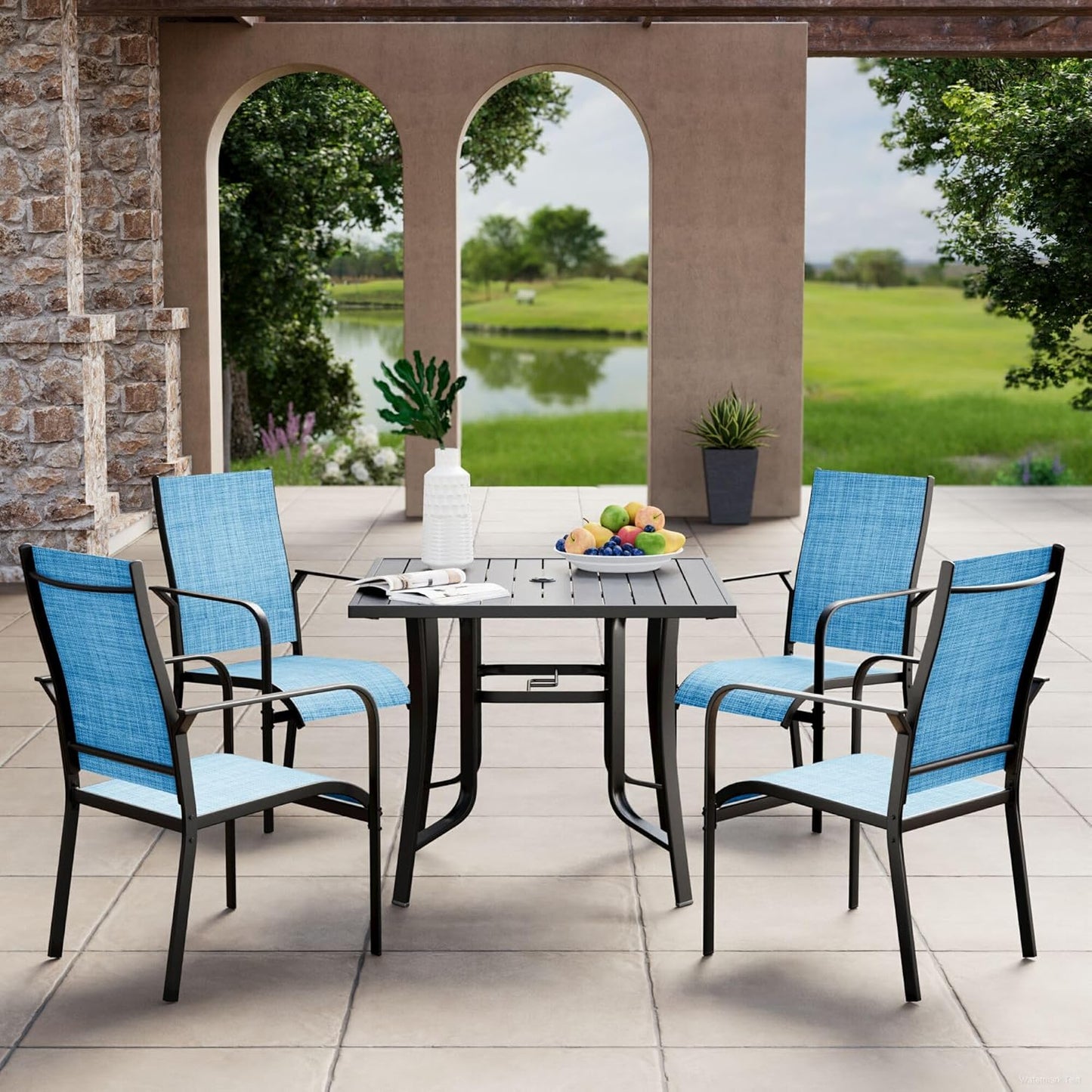 Outdoor Table and Chairs Set for 4