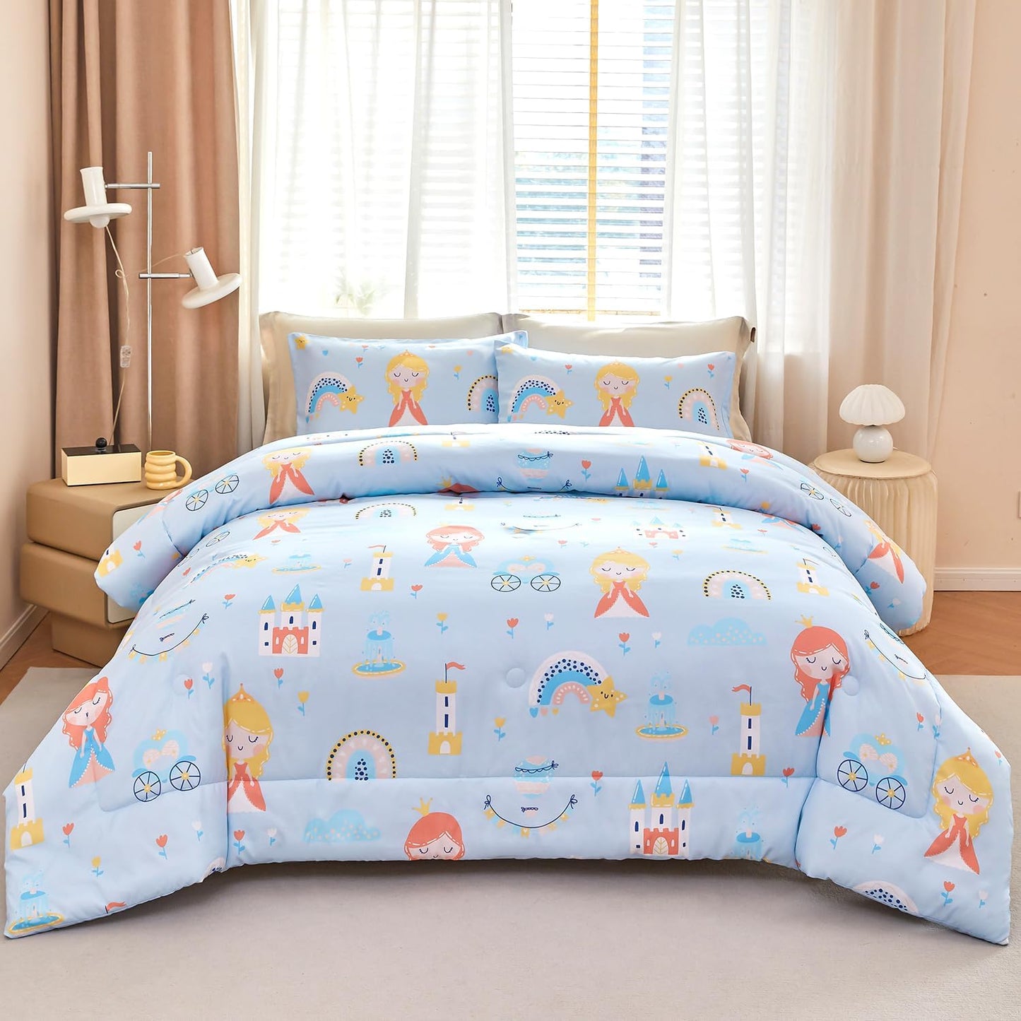 Twin Comforter Set Kids Bedding T-Rex 3D