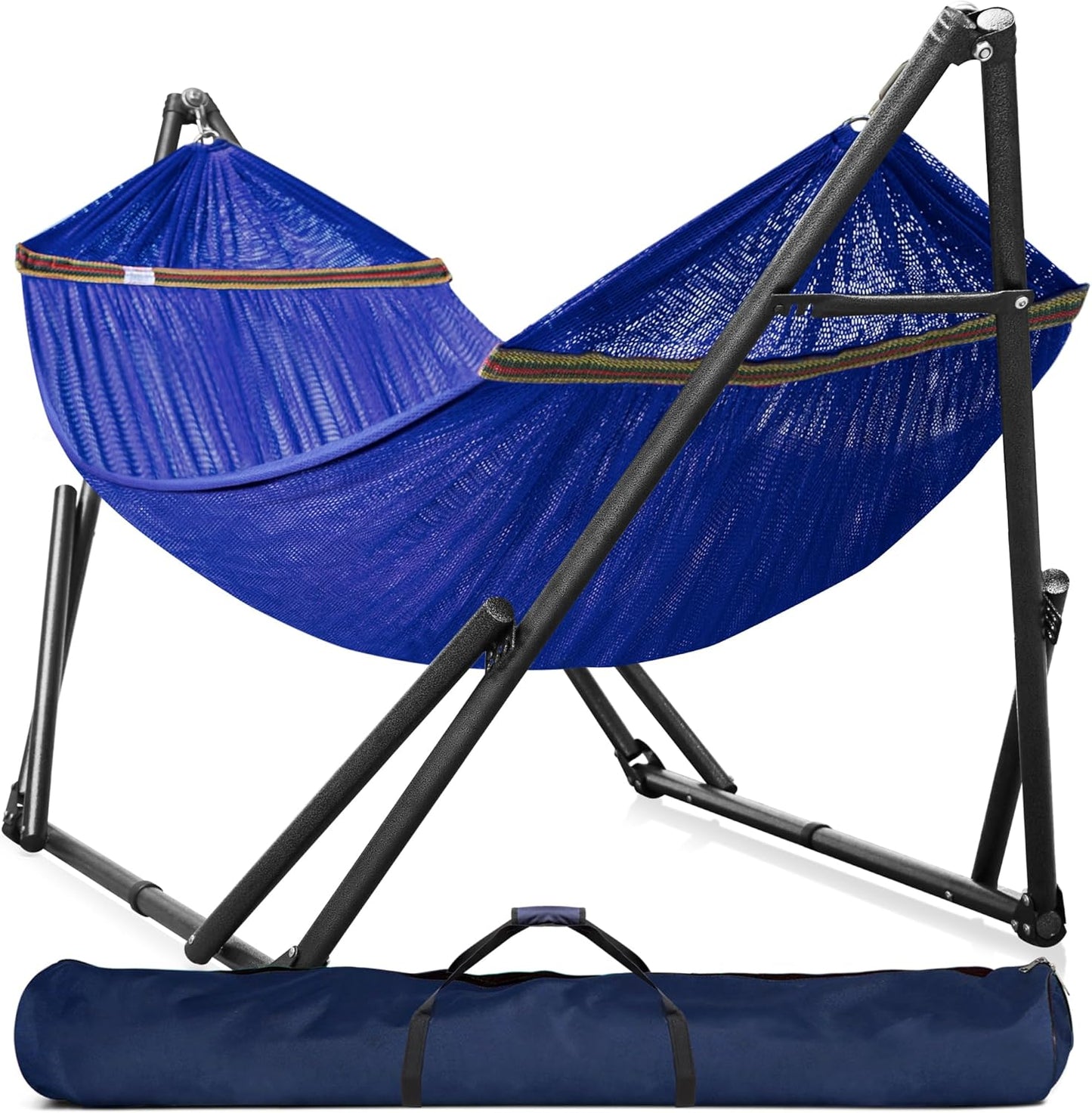Double Hammock with Stand Included for 2 Persons