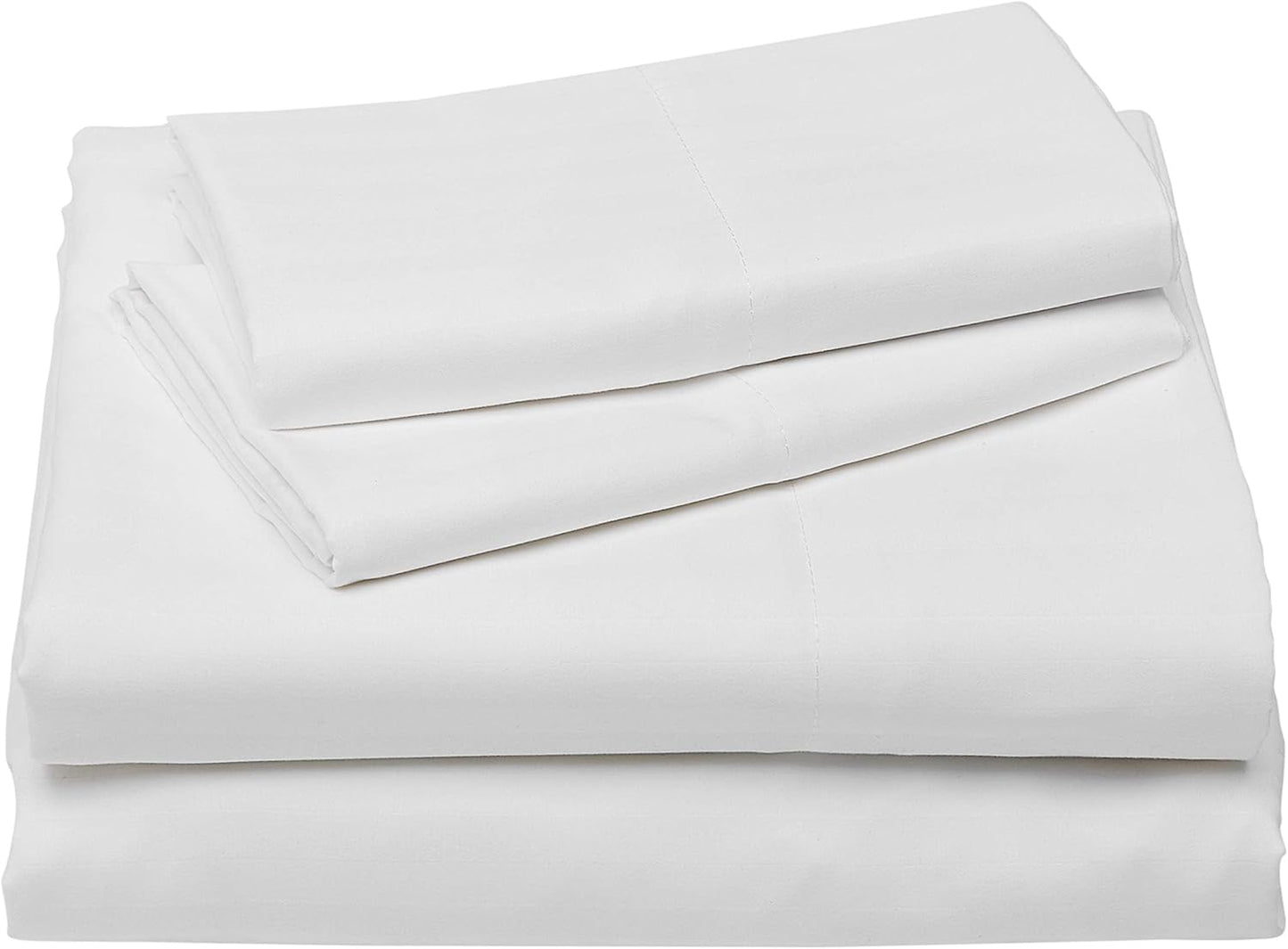 Wrinkle free microfiber 4 piece bed sheet set