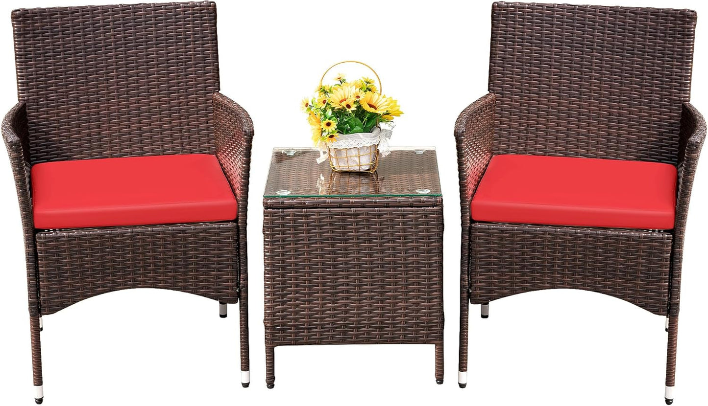 3 Pieces Patio Porch Furniture Sets