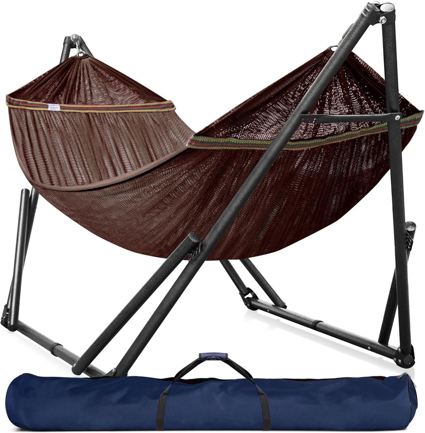 Double Hammock with Stand Included for 2 Persons