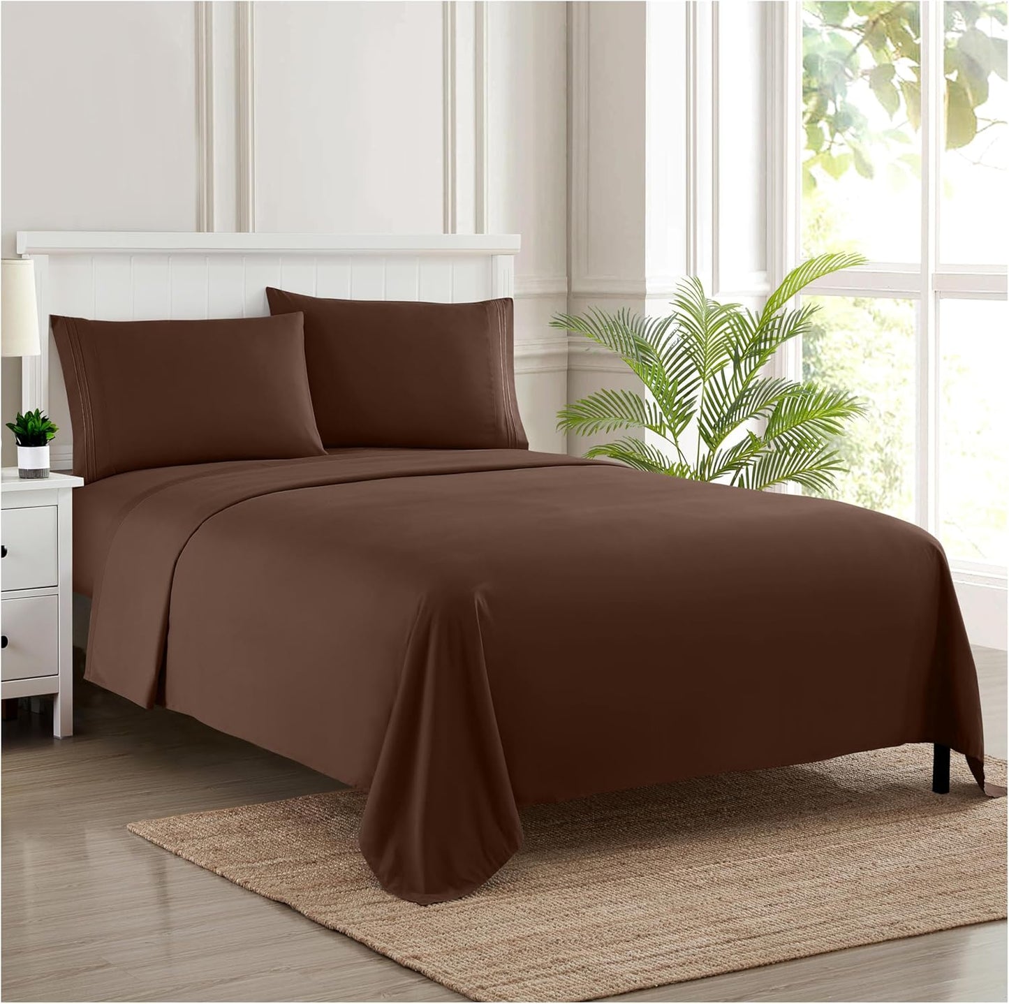 Breathable Luxury Sheets with Full Elastic