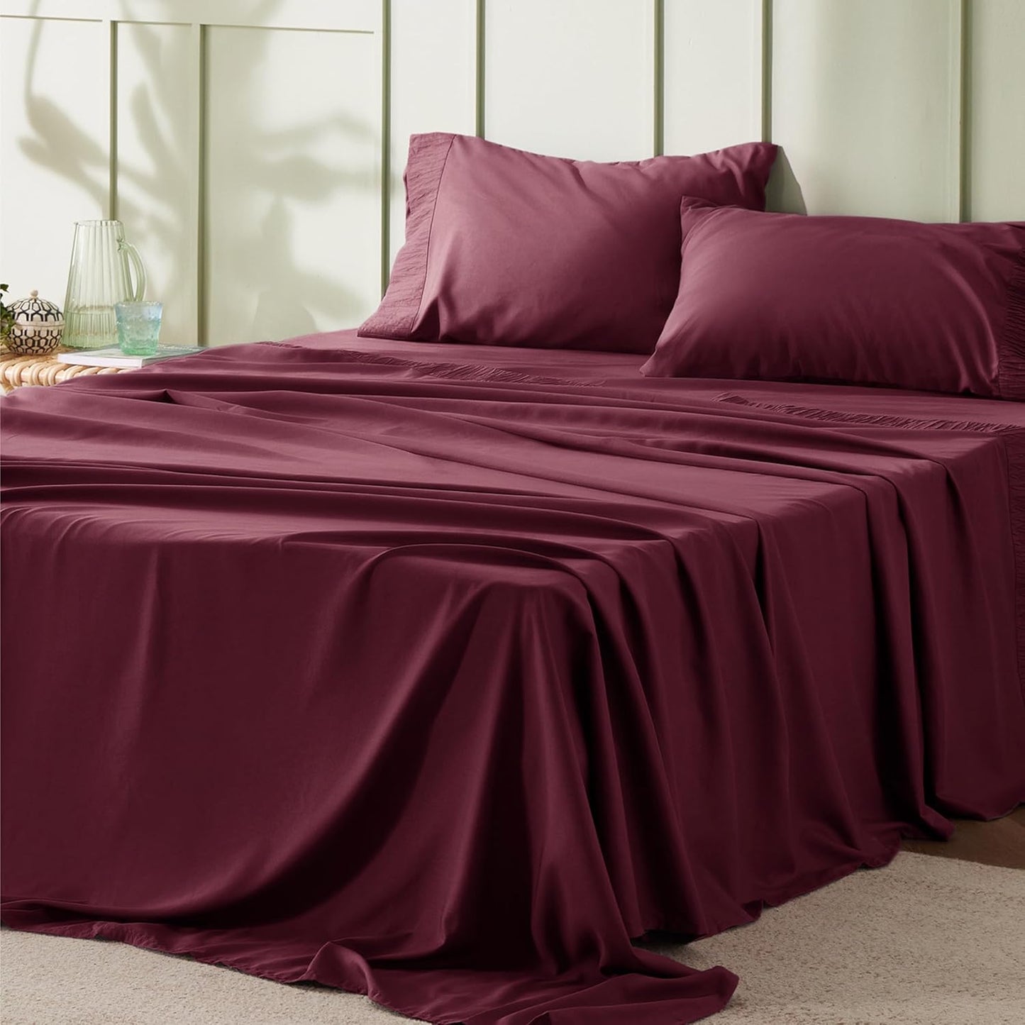 4 Pieces Luxury Bed Sheet Set