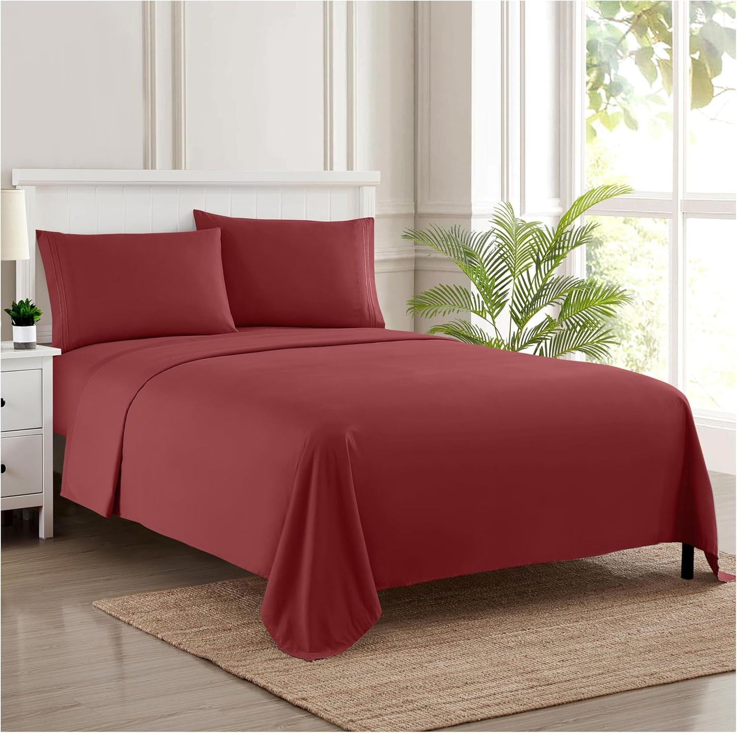 Breathable Luxury Sheets with Full Elastic