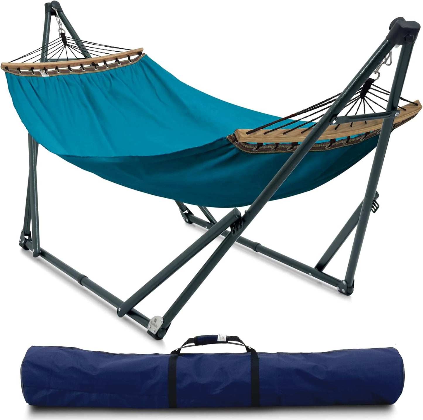 Double Hammock with Stand Included for 2 Persons