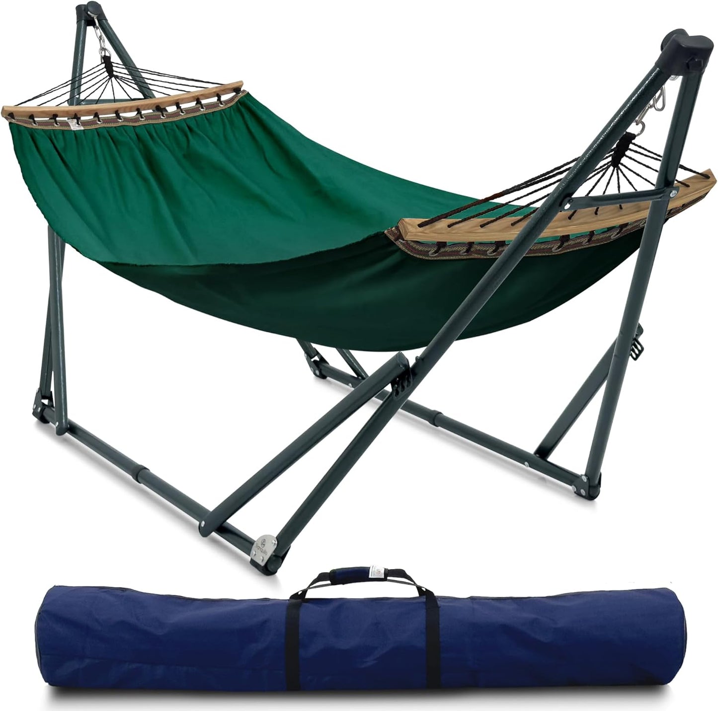 Double Hammock with Stand Included for 2 Persons