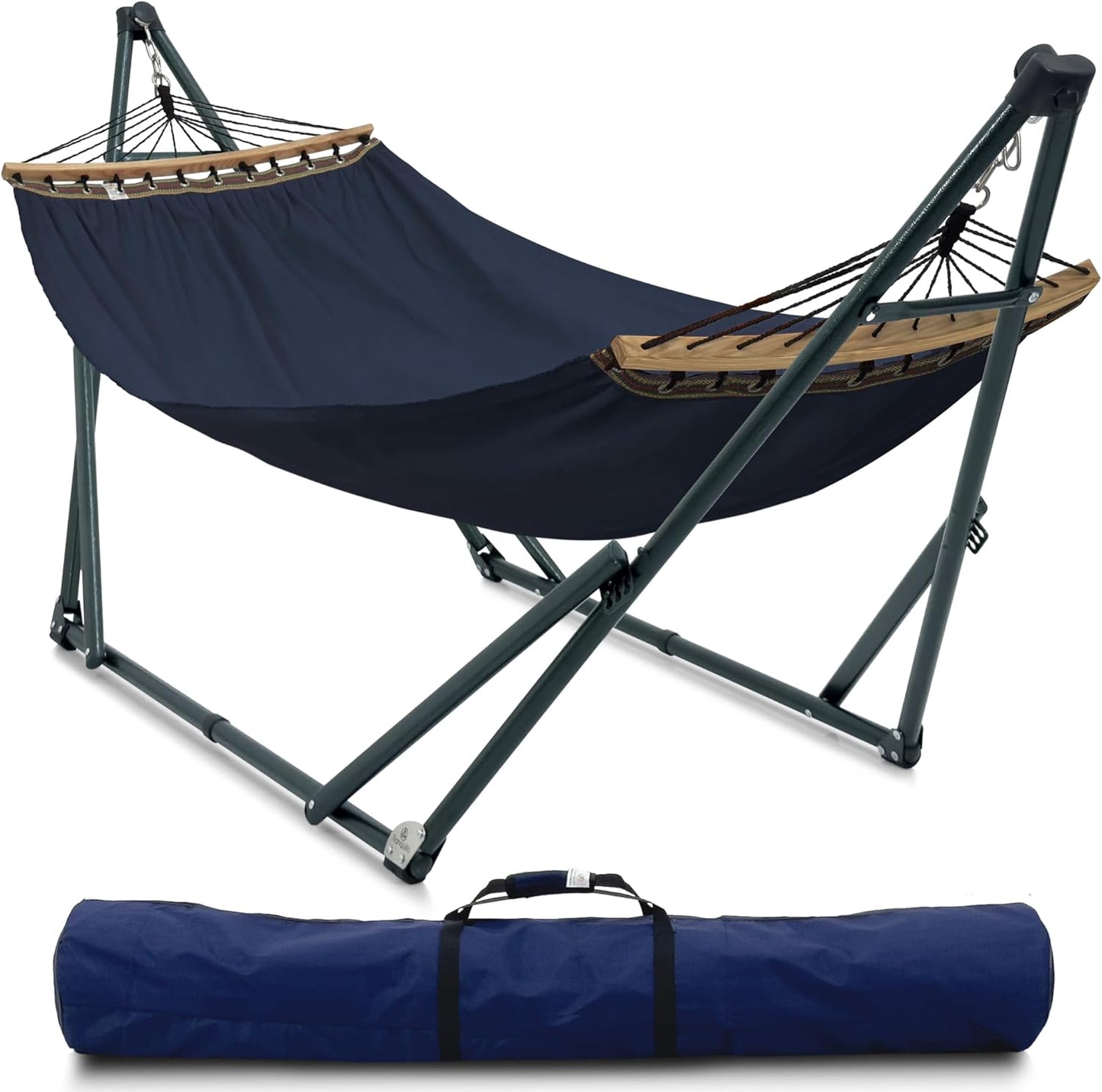 Double Hammock with Stand Included for 2 Persons