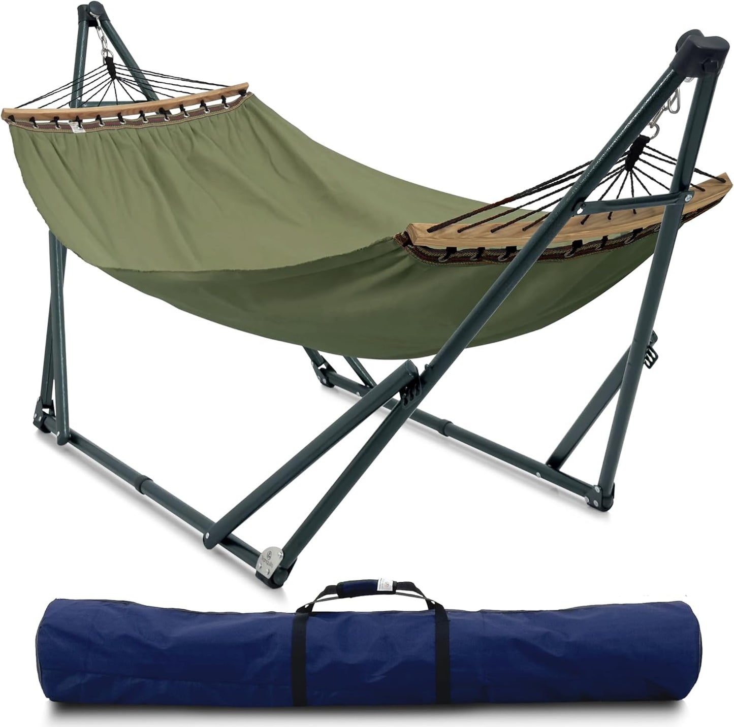 Double Hammock with Stand Included for 2 Persons