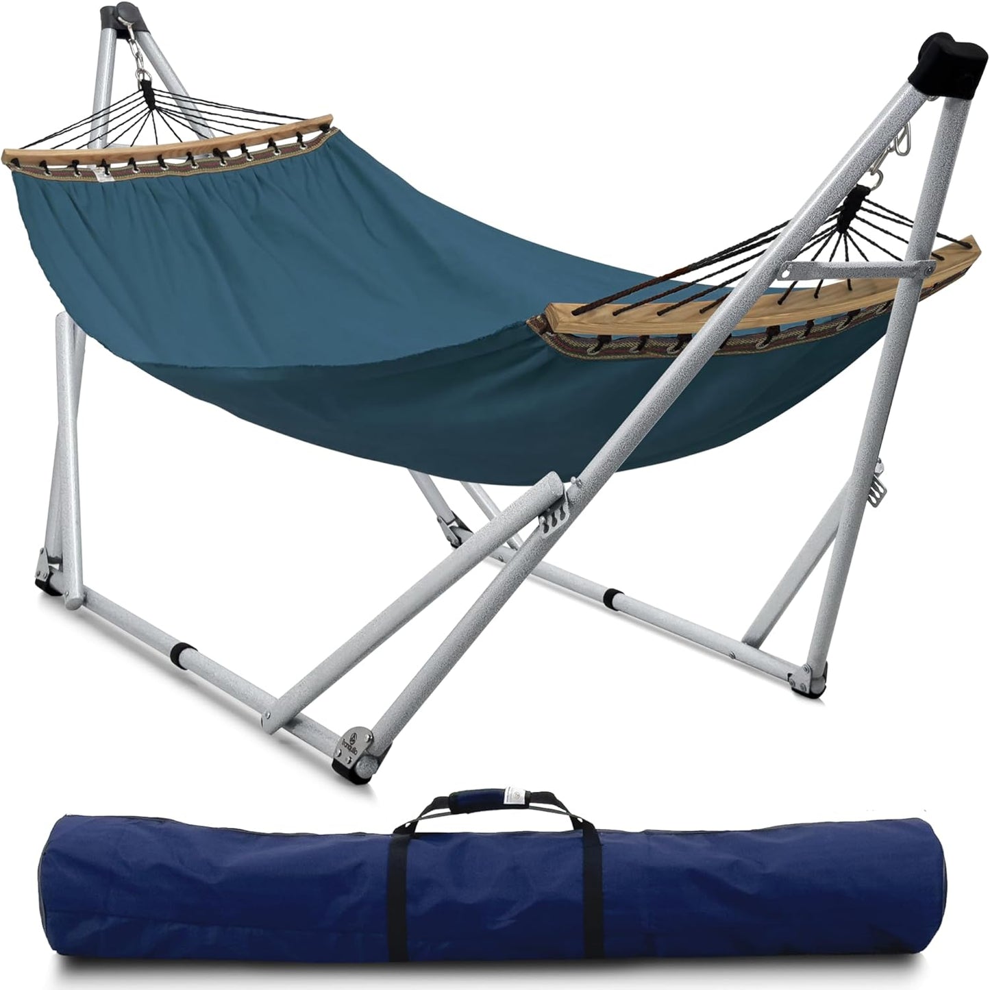 Double Hammock with Stand Included for 2 Persons