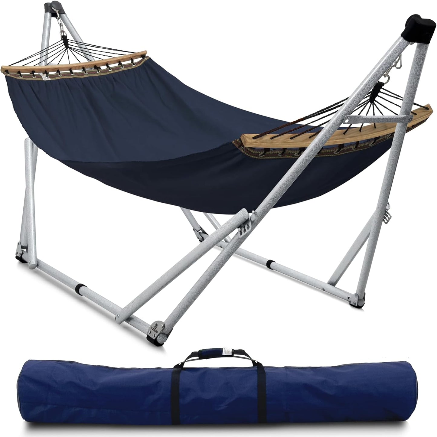 Double Hammock with Stand Included for 2 Persons