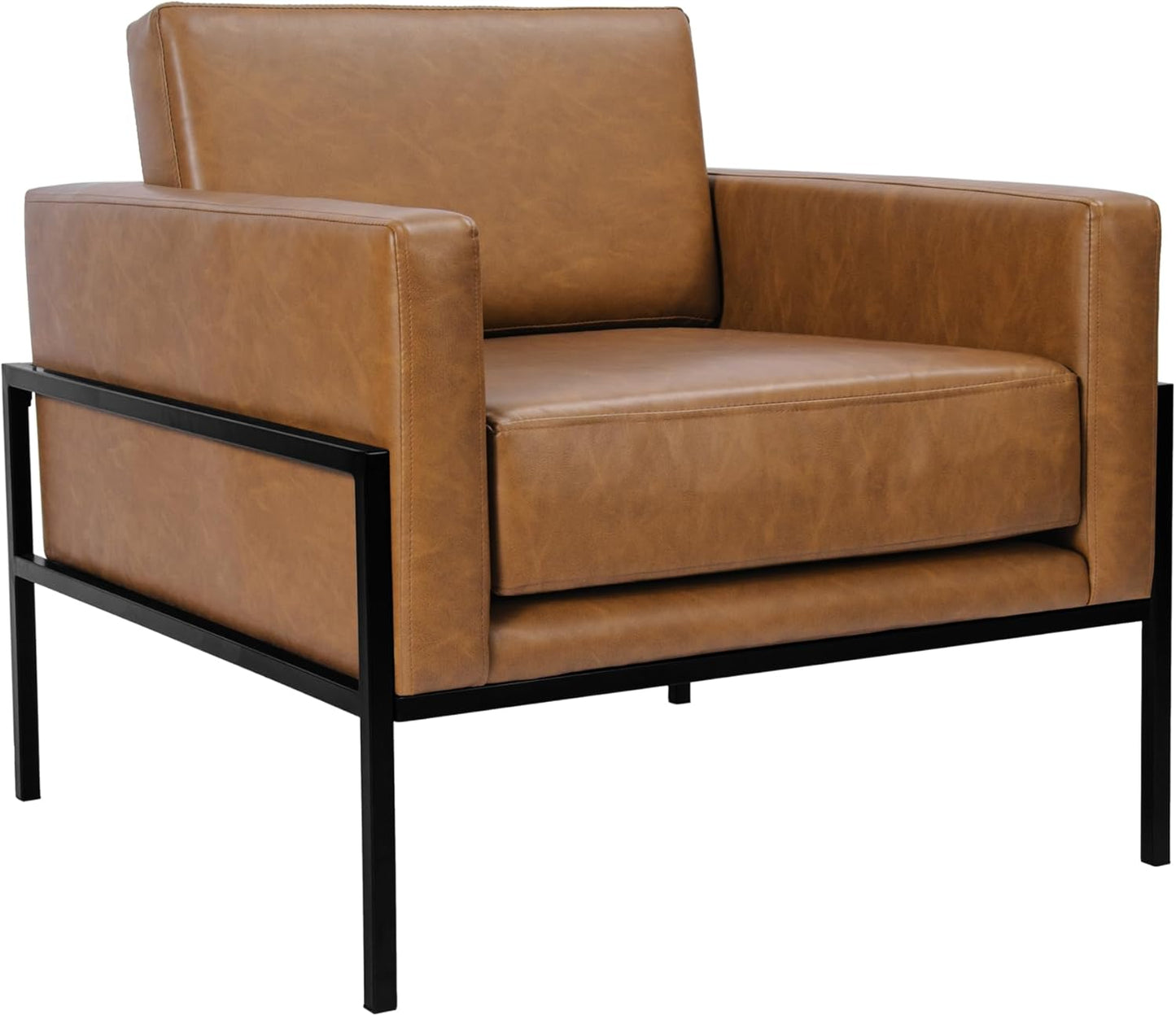Modern Metal Frame Accent Chair