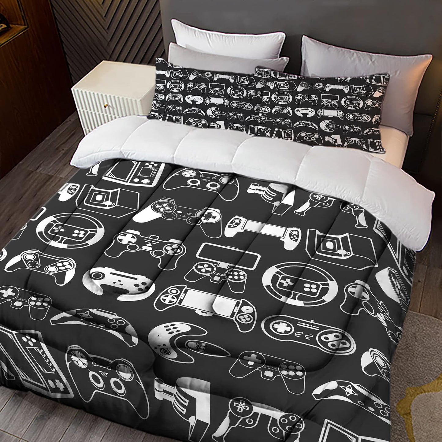 3D Purple Butterfly Bedding Twin Comforter Set