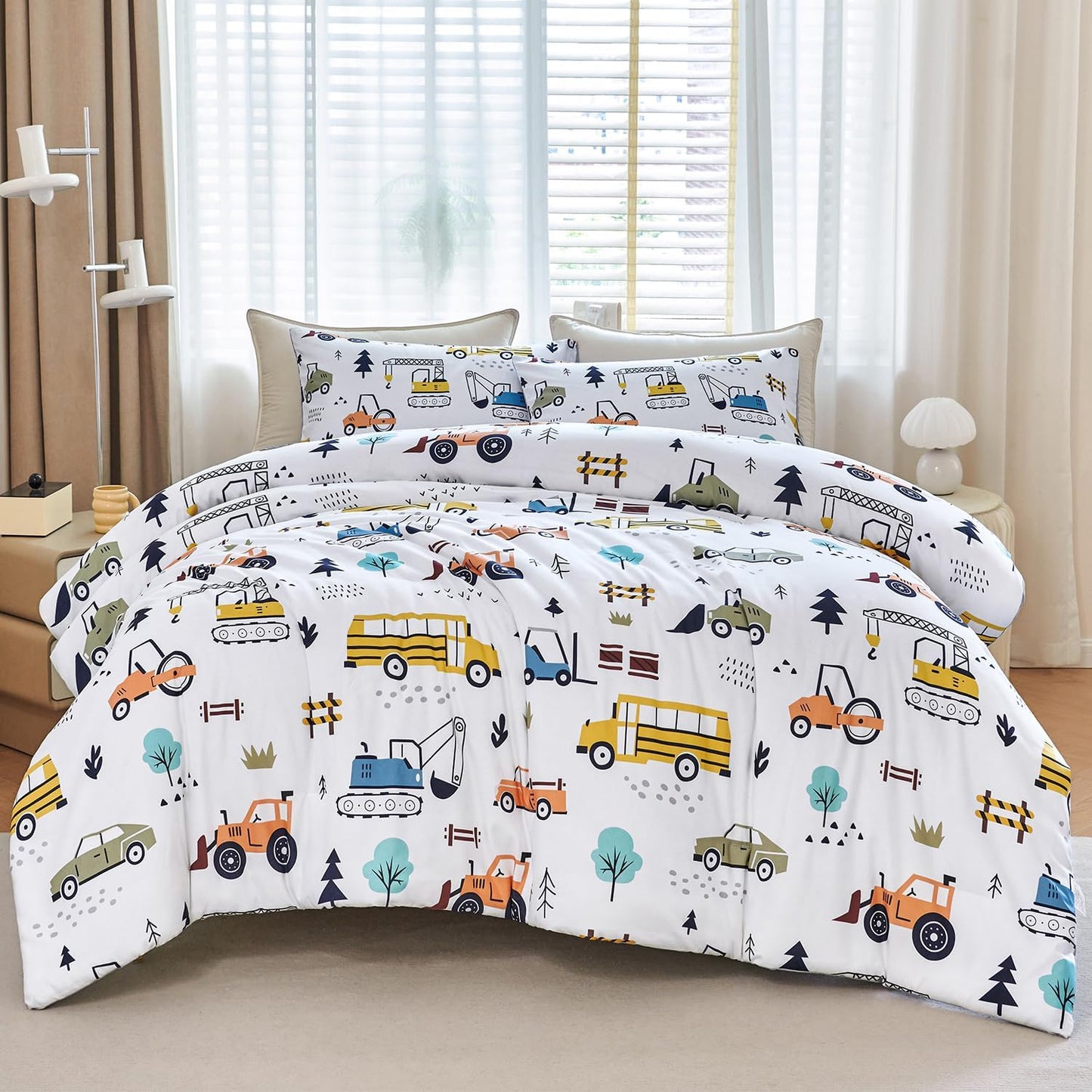 Twin Comforter Set Kids Bedding T-Rex 3D
