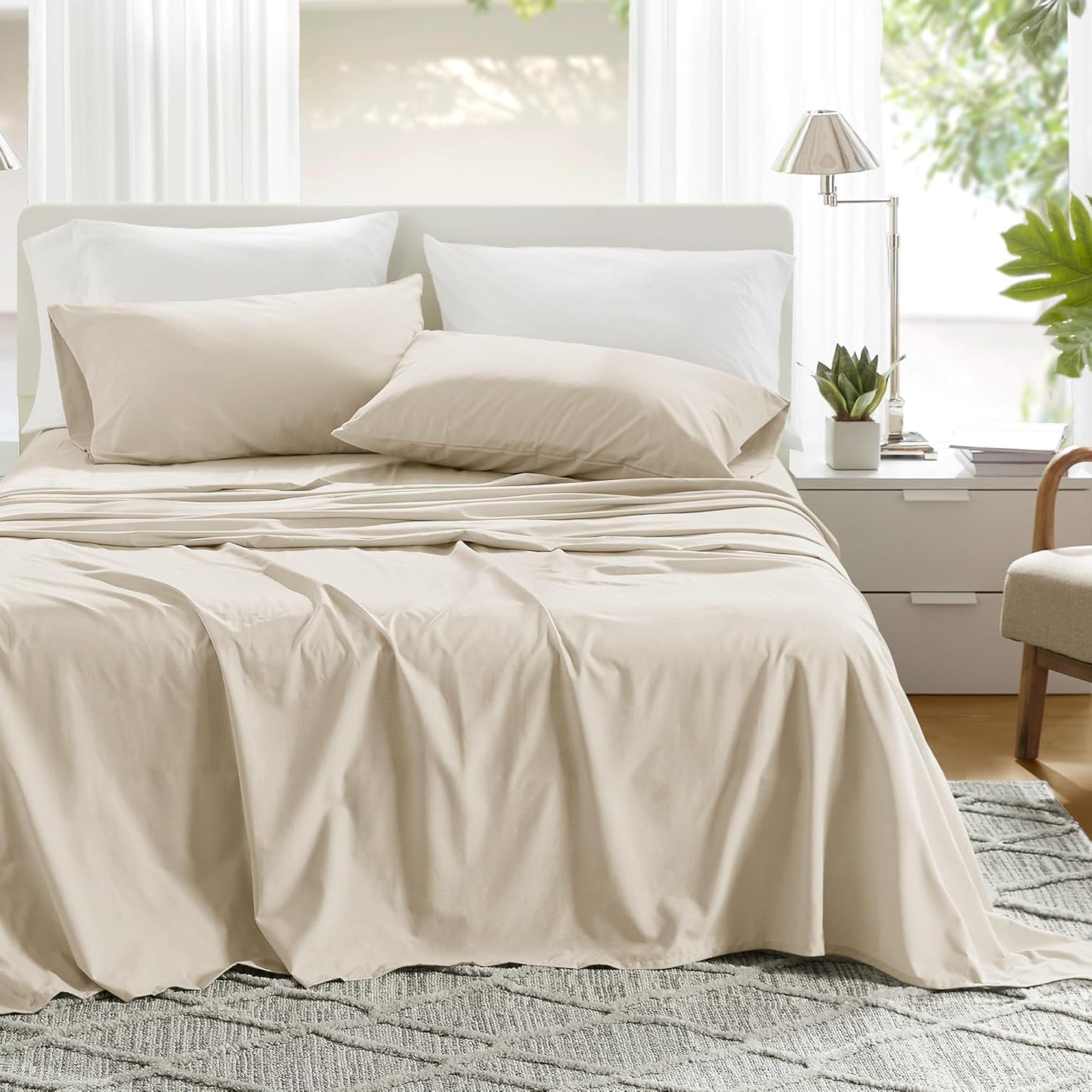 Comfort Spaces 100% Cotton Sheets Set