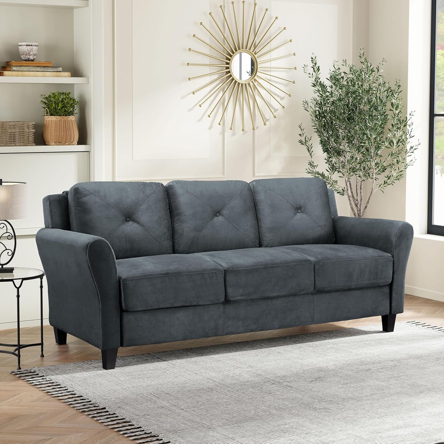 Button Tufted Sofa