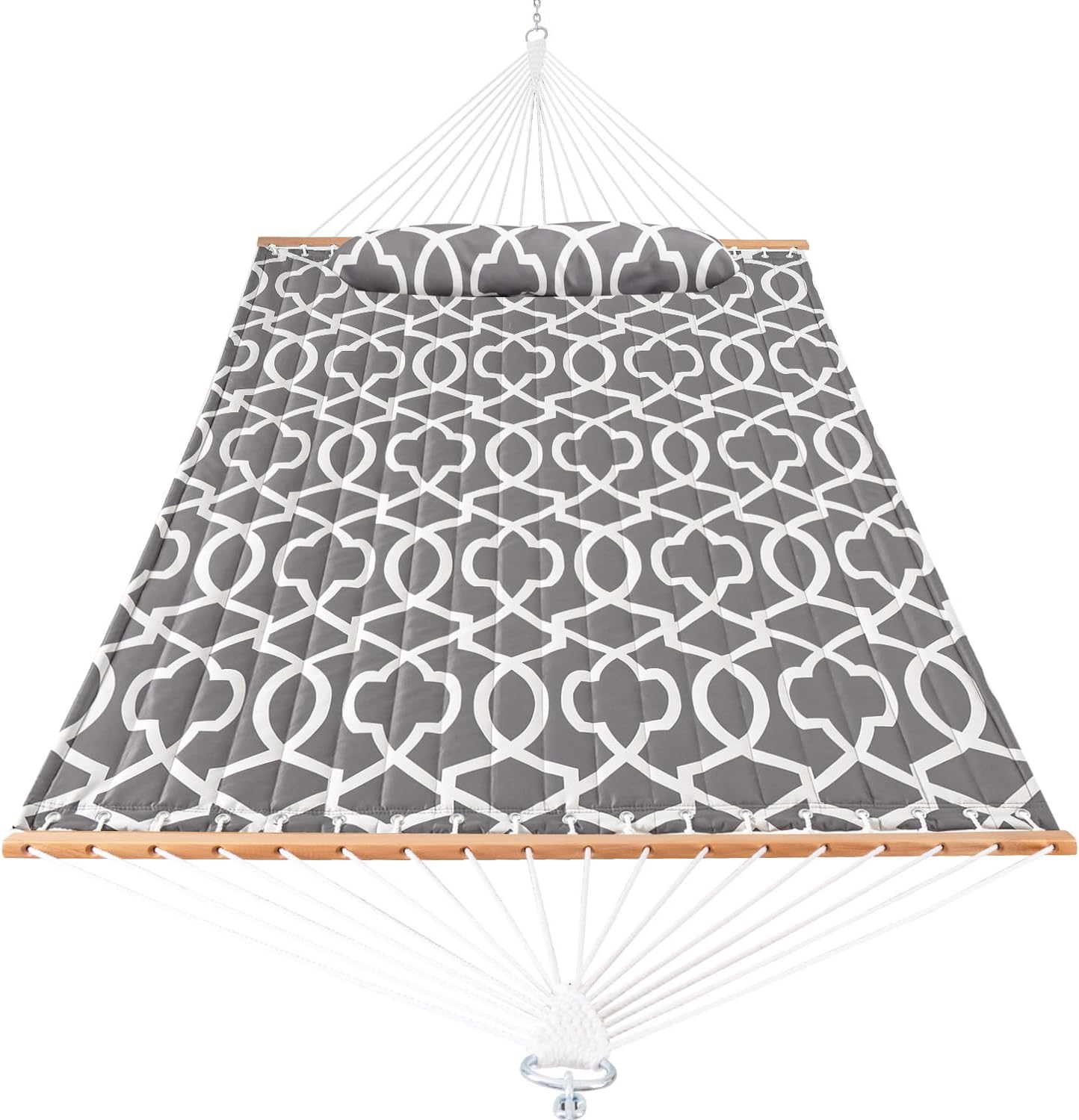 12 FT Double Layered Quilted Fabric Hammock
