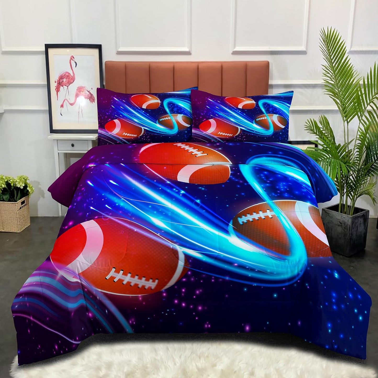 Basketball Bedding Set Twin 3D Printed