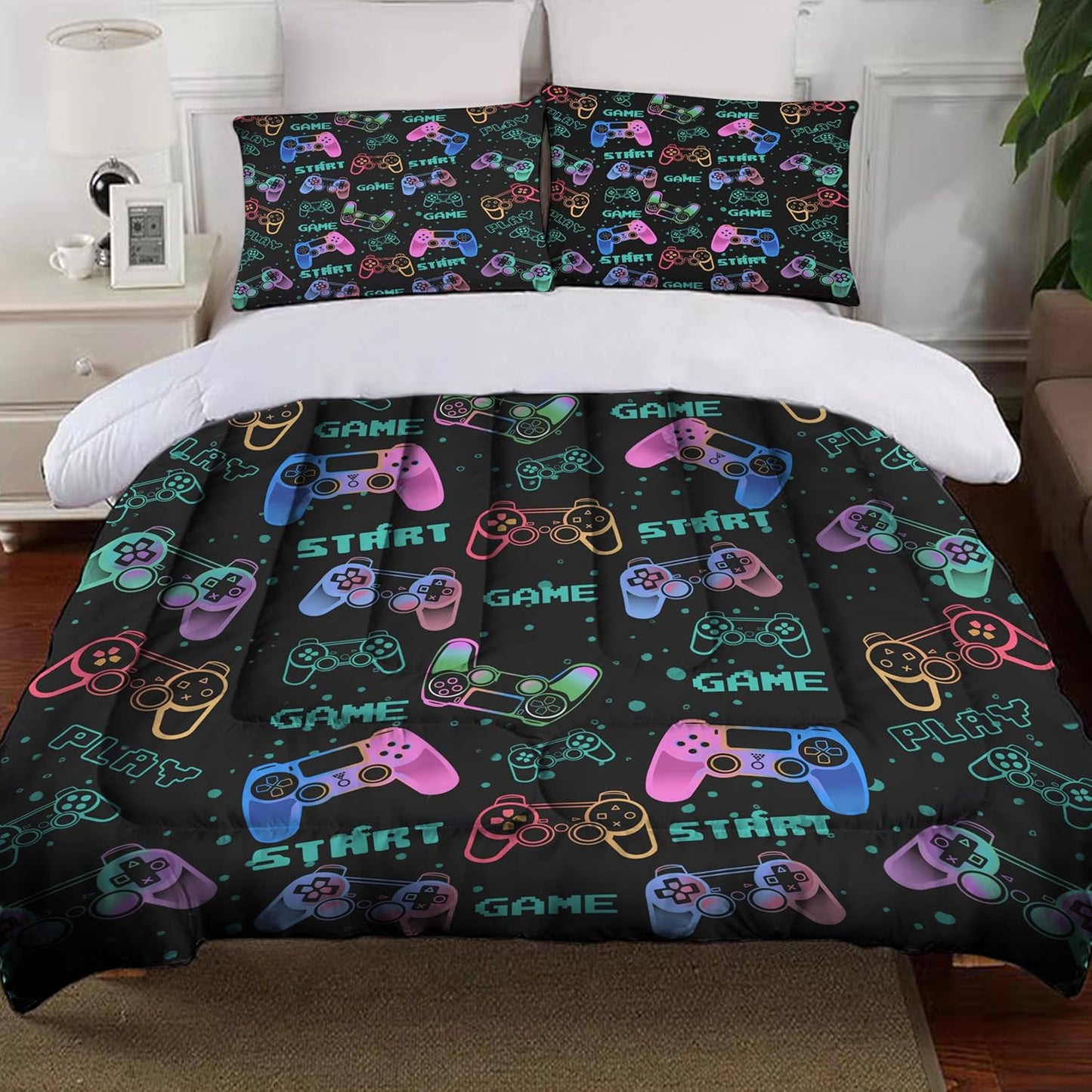 Kids Gaming Comforter Twin Size