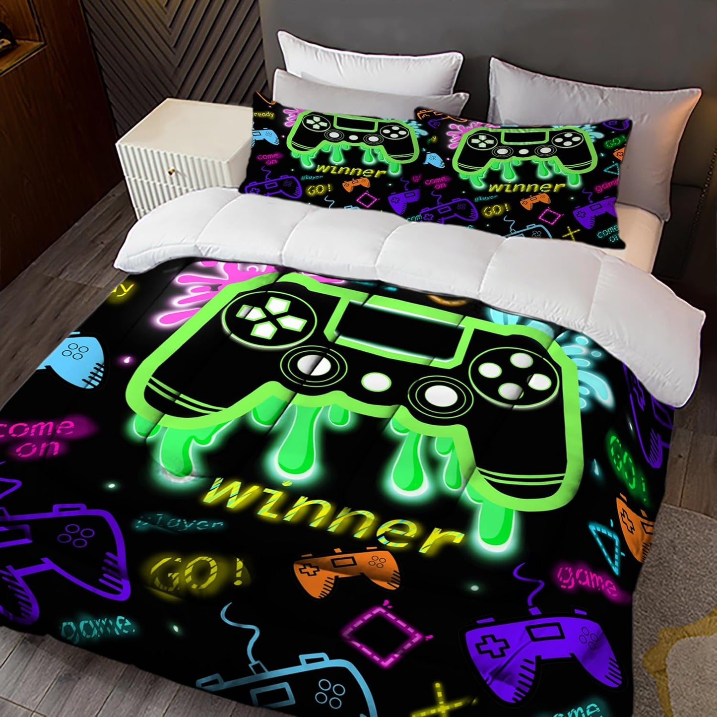 3D Purple Butterfly Bedding Twin Comforter Set