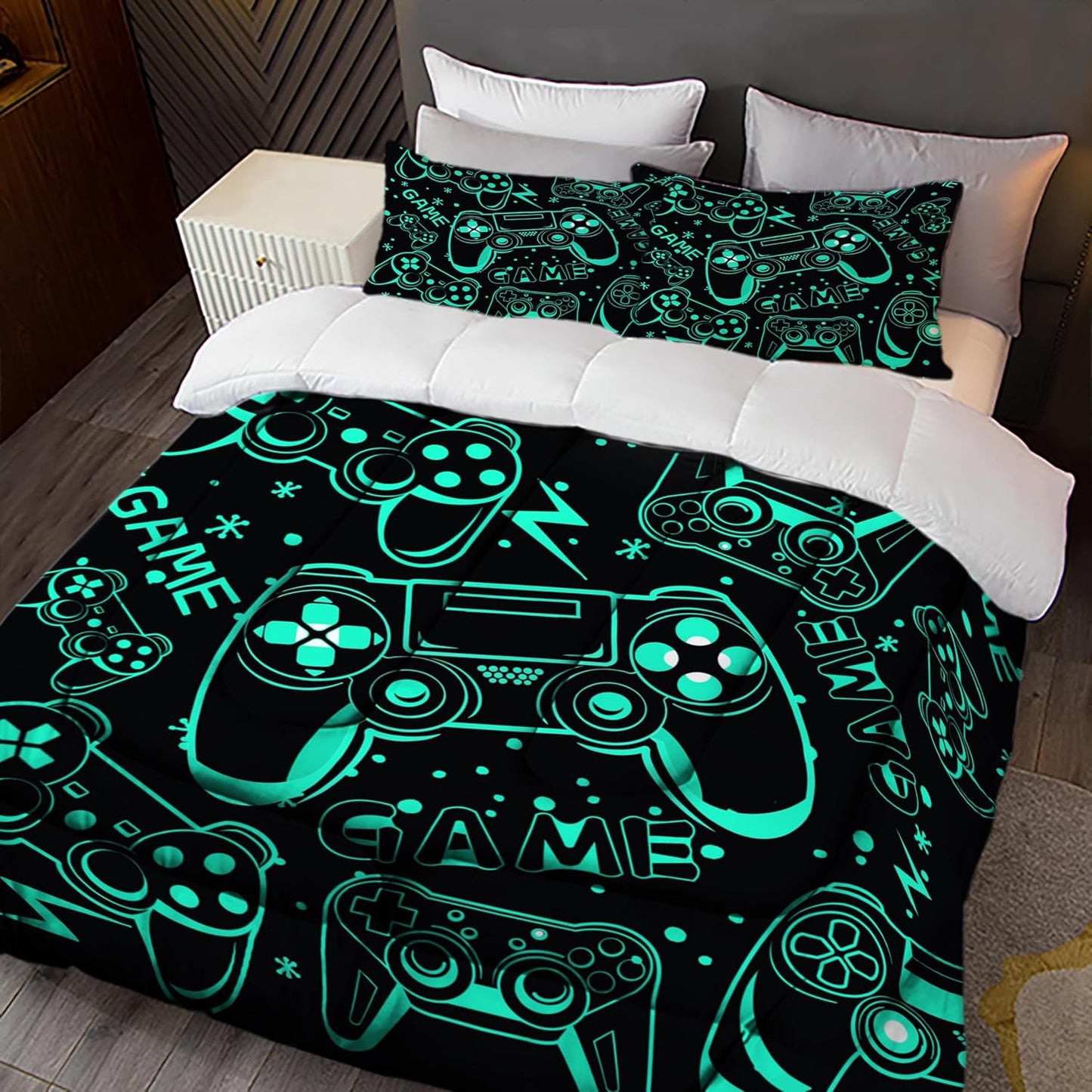 3D Purple Butterfly Bedding Twin Comforter Set