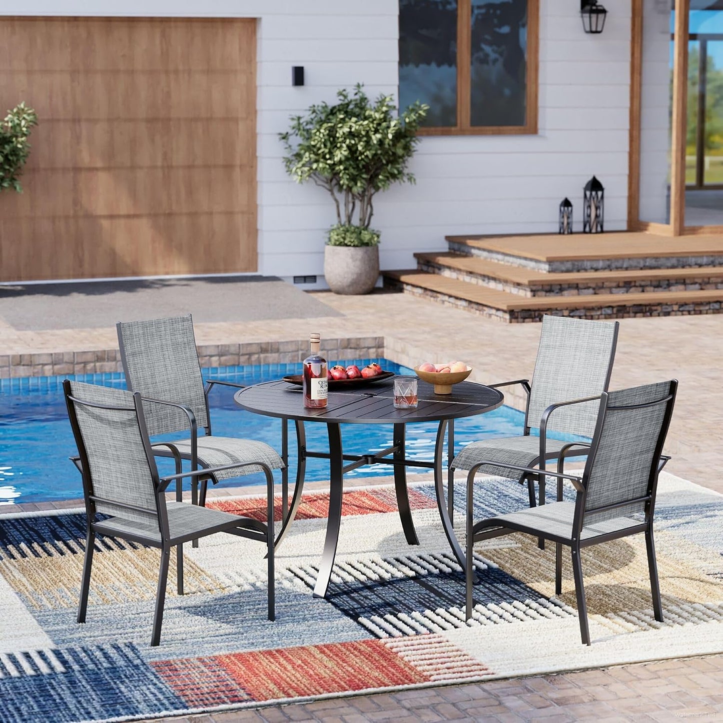 7-Piece All-Weather Rattan Patio Dining Set
