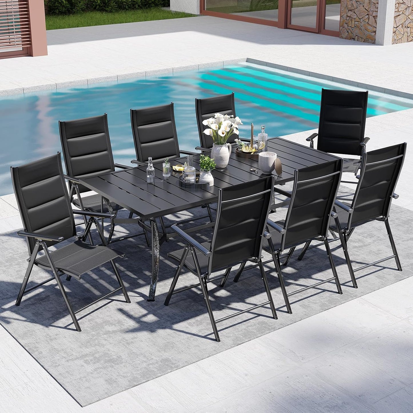 7-Piece All-Weather Rattan Patio Dining Set