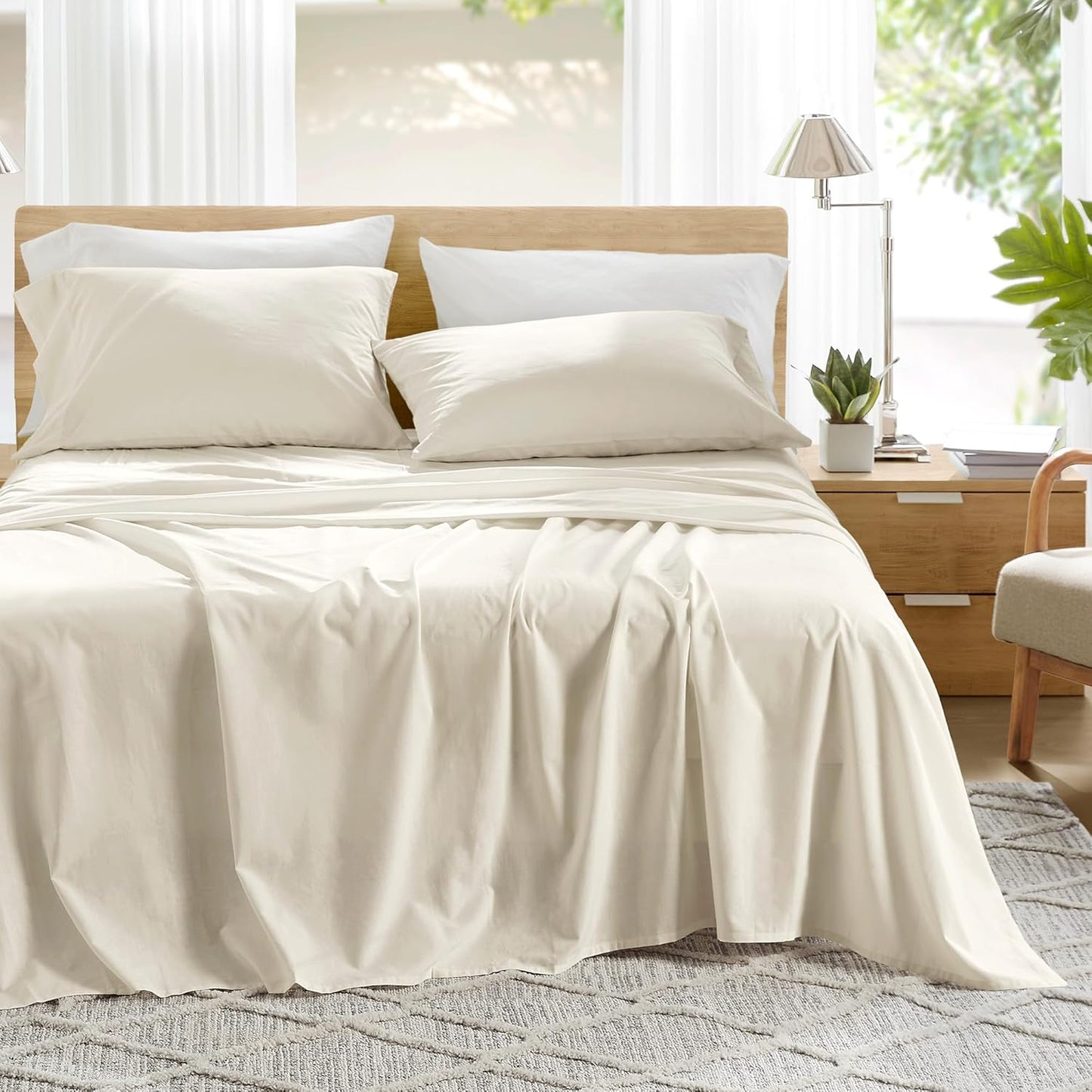 Comfort Spaces 100% Cotton Sheets Set