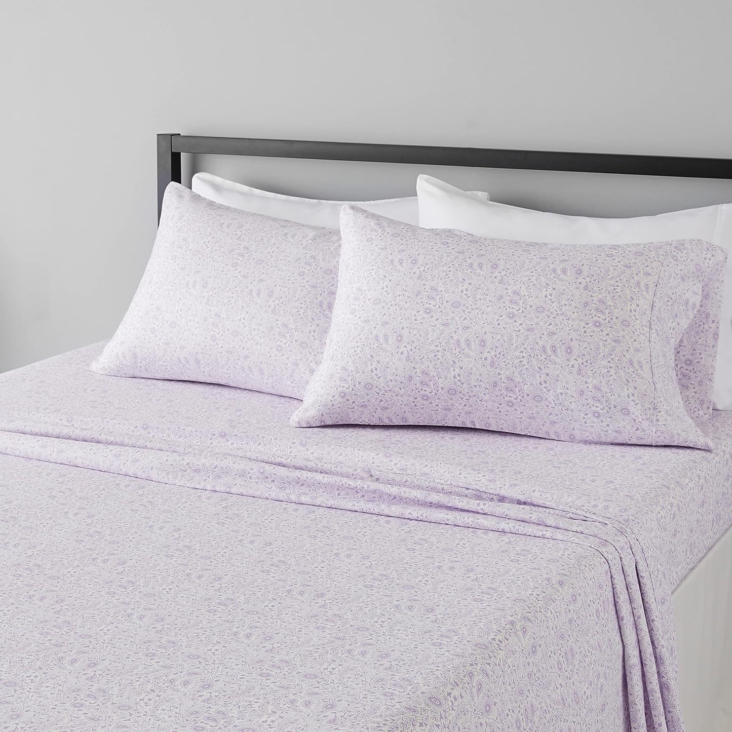 Wrinkle free microfiber 4 piece bed sheet set