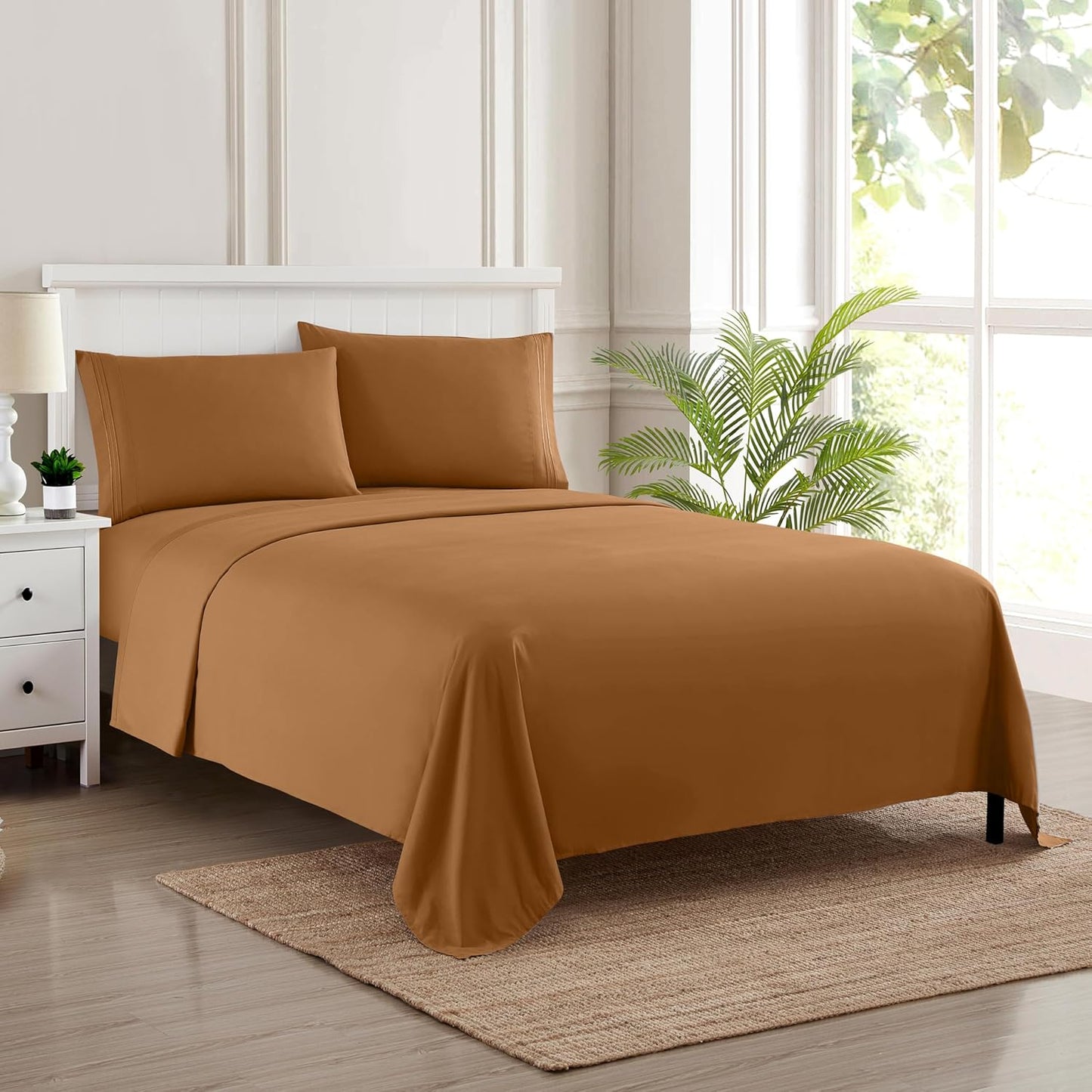 Breathable Luxury Sheets with Full Elastic