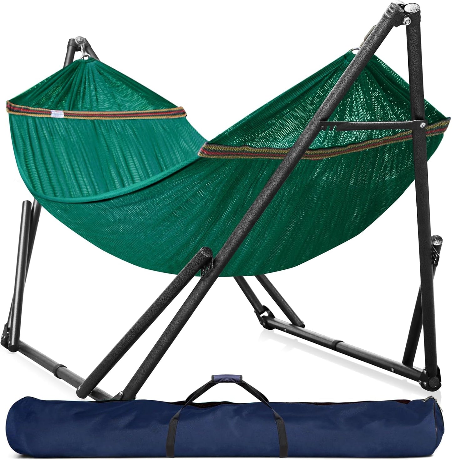 Double Hammock with Stand Included for 2 Persons