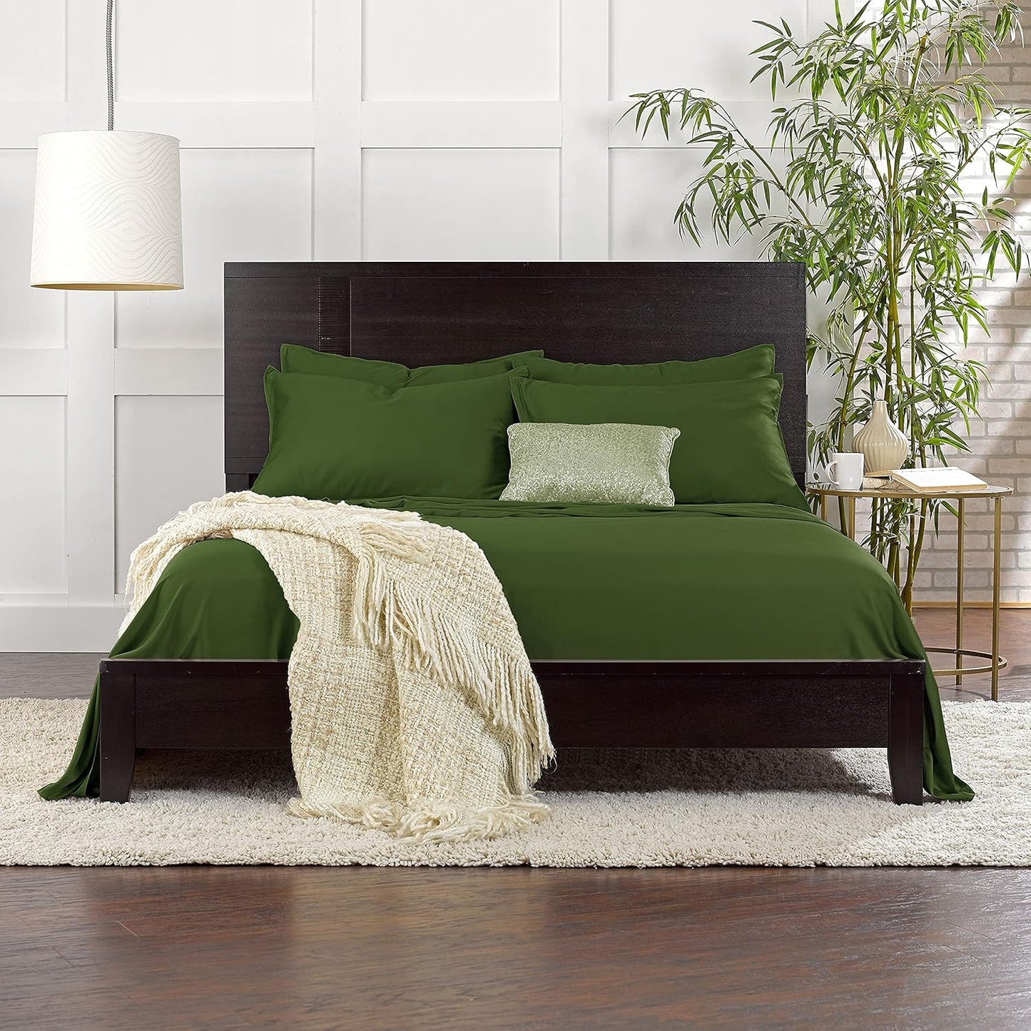 Bamboo bed sheet set