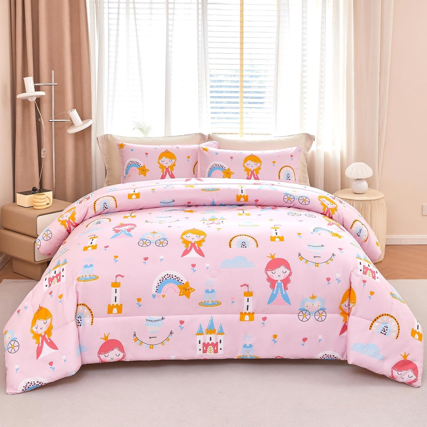 Twin Comforter Set Kids Bedding T-Rex 3D