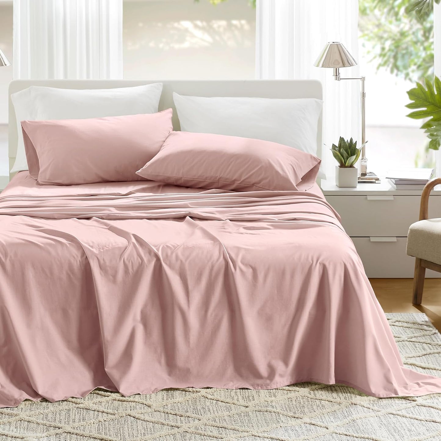 Comfort Spaces 100% Cotton Sheets Set