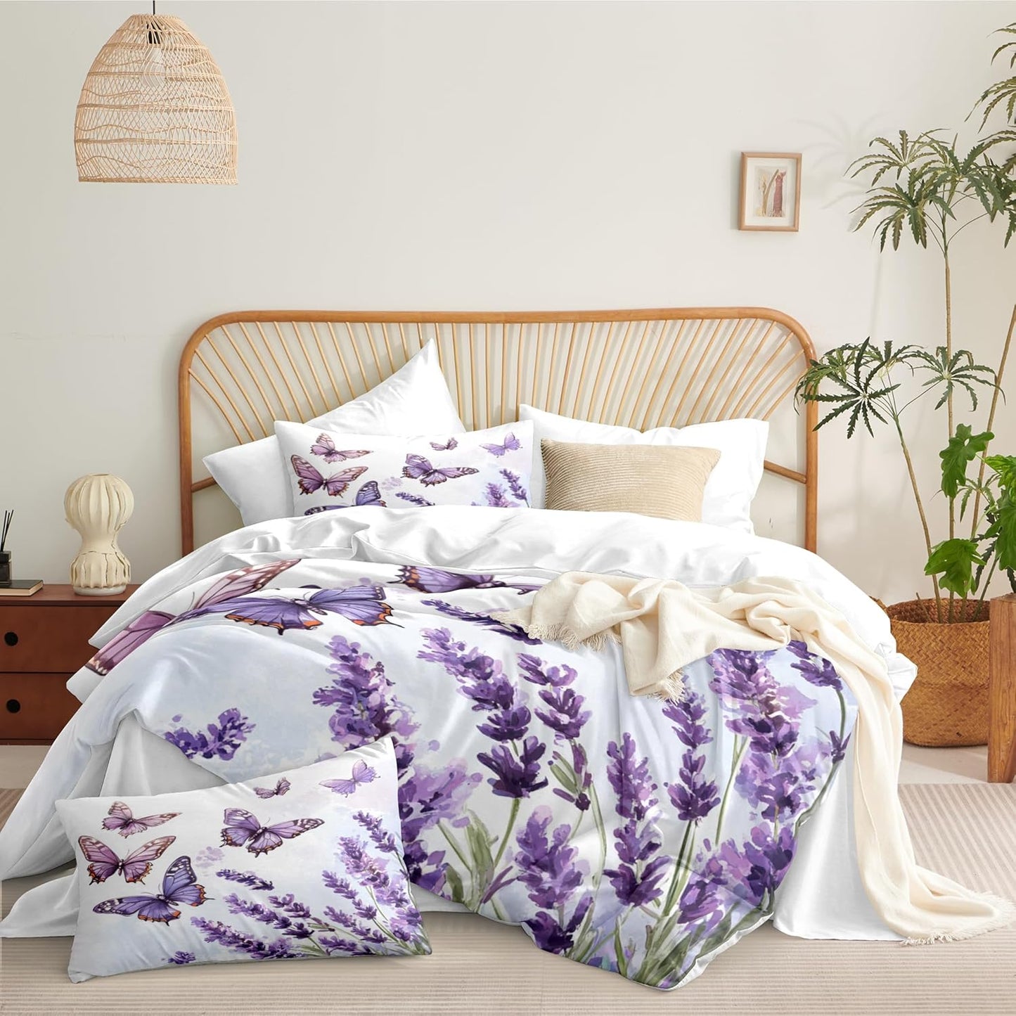 Queen Size Butterfly Comforter Set