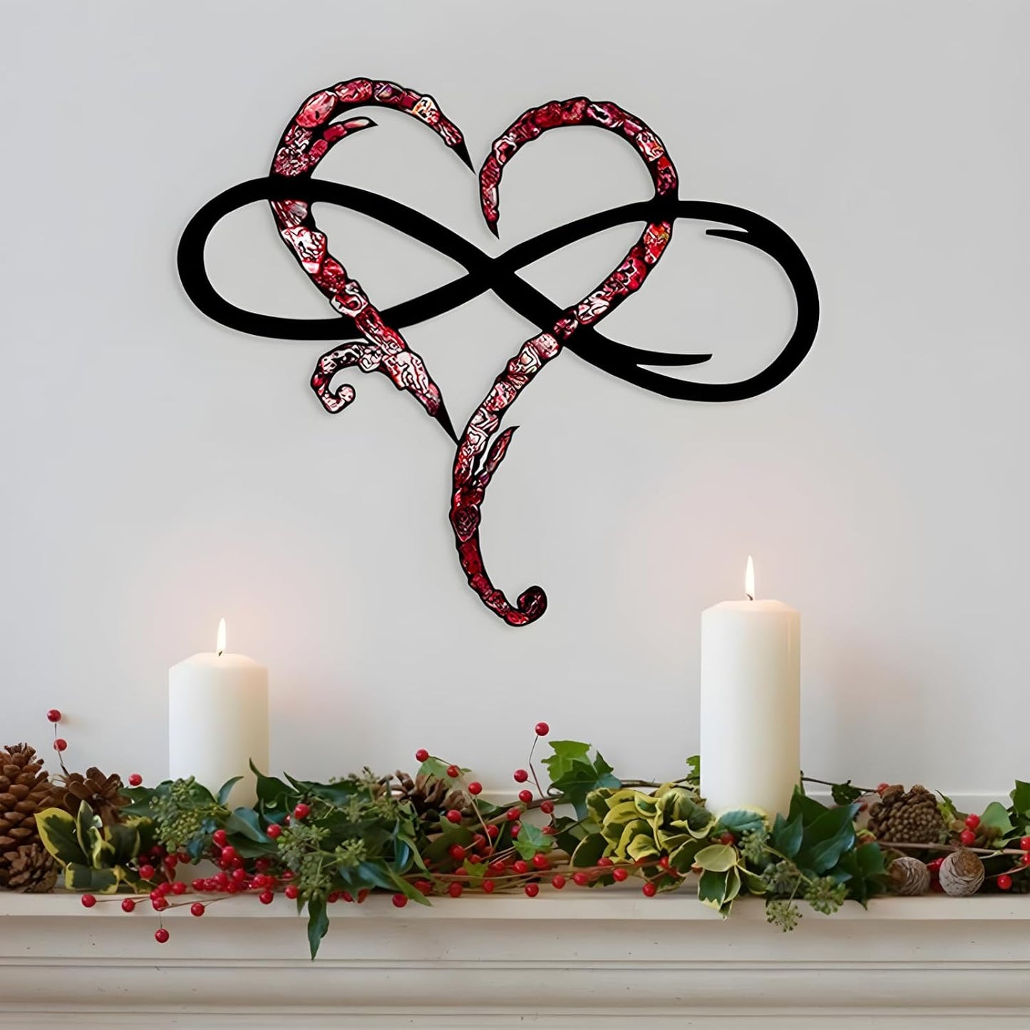 Infinity Heart Wall Decor