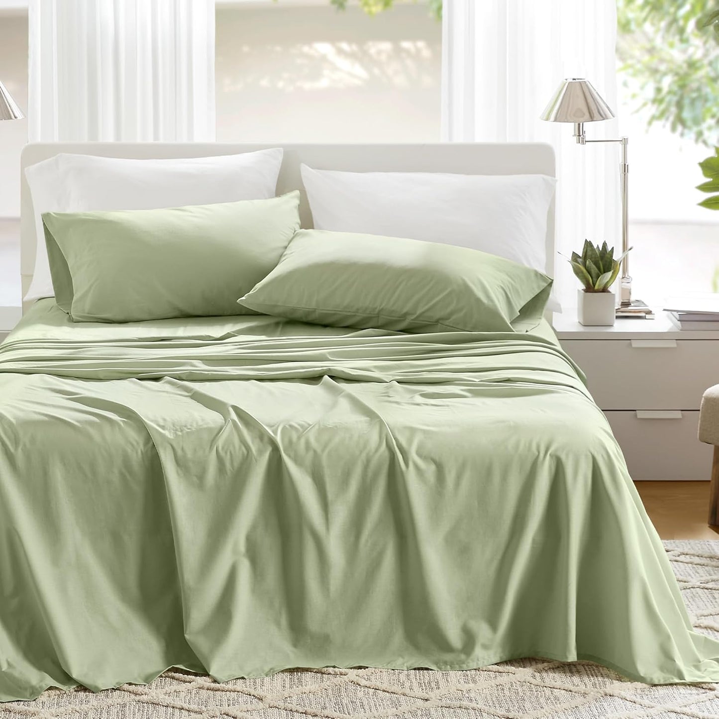 Comfort Spaces 100% Cotton Sheets Set