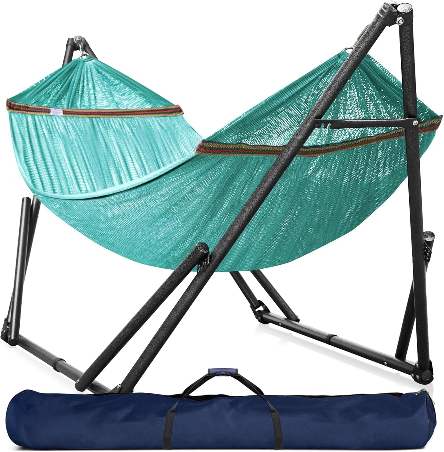 Double Hammock with Stand Included for 2 Persons