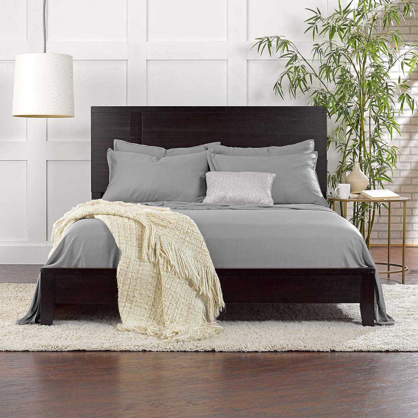 Bamboo bed sheet set