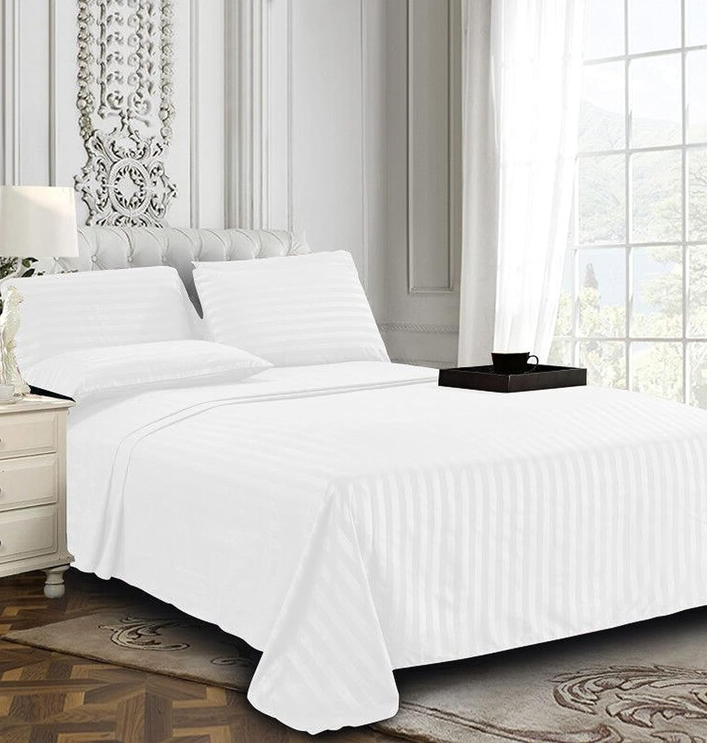 Wrinkle free 6 Piece Sheet Set