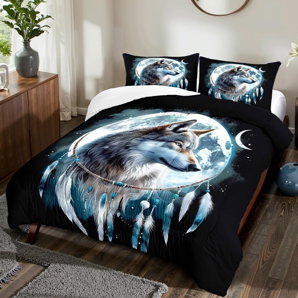 Red Black Geometric Comforter Set Queen Size 3D Stereoscopic