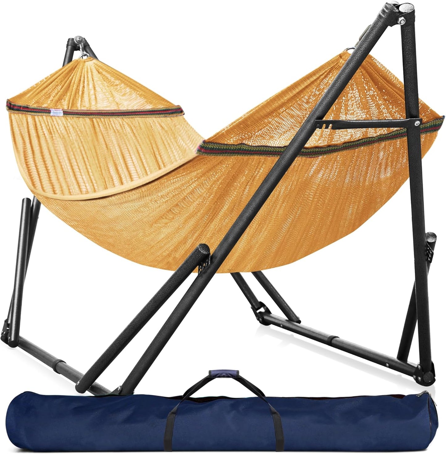 Double Hammock with Stand Included for 2 Persons