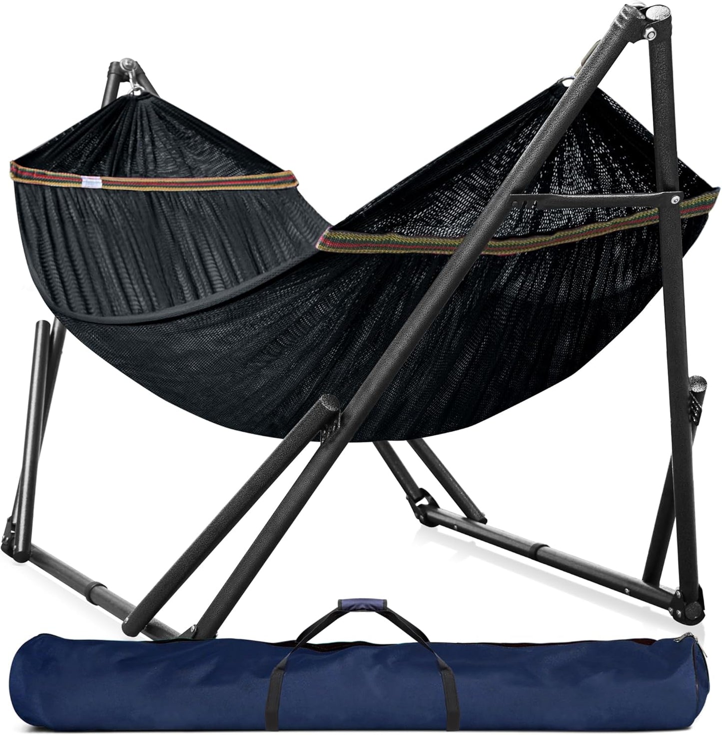Double Hammock with Stand Included for 2 Persons