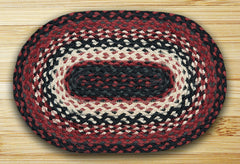 Black/Ivory/Country Red Miniature Swatch In Different Sizes And Shapes