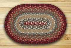 Thistle Green/Country Red Miniature Swatch In Different Sizes And Shapes