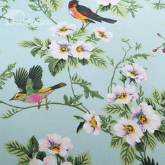 American Pastoral Style Floral Birds Print Luxury 4-Piece Duvet Cover Sets