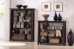 Baxton Studio Havana Brown Wood  Bookcase