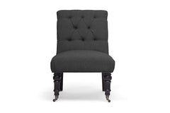 Baxton Studio Belden Linen Slipper Chair