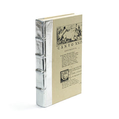Single Metallic Silver Book